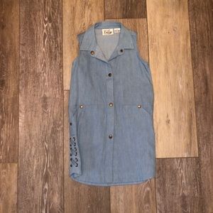 Chambray 3T Toddler Dress